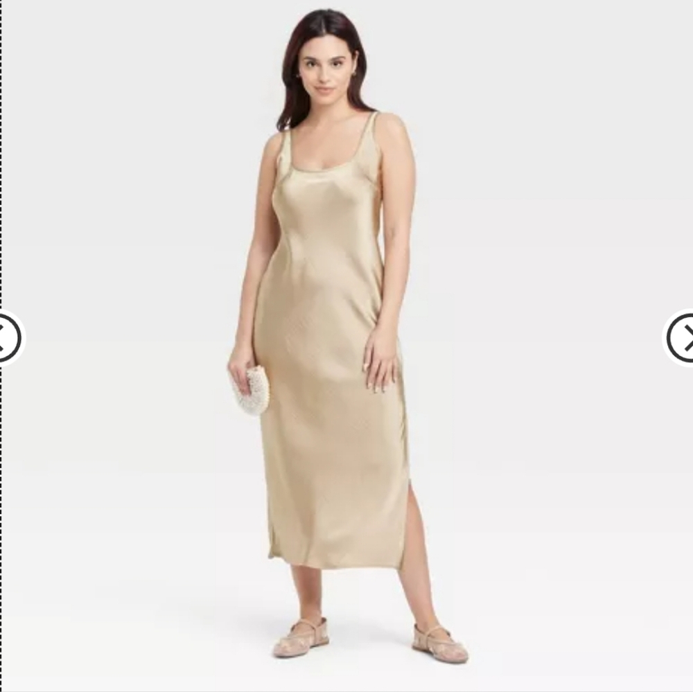 A New Day Women's Satin Slip Dress